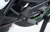 Stupačky spolujezdce Kawasaki  VULCAN S / VULCAN Café černé/stříbrné